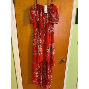 NWT Francesca’s High Low Dress